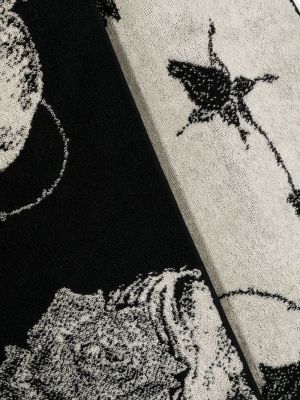 Mustriline lilleline puuvillased hommikumantel Yohji Yamamoto