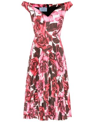 Sukienka midi Prada - Różowy