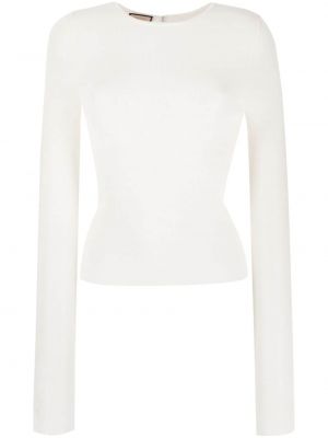 Sweter wełniany Gucci biały