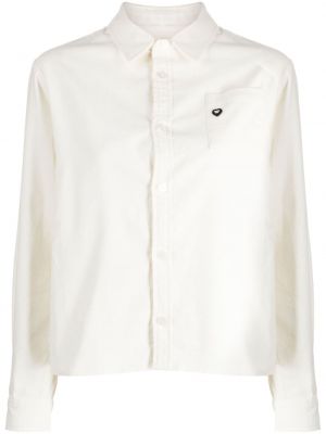 Koszula sztruksowa :chocoolate biała
