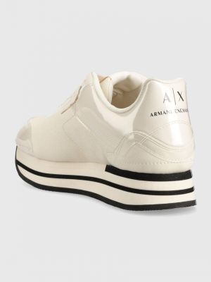 Sneakers Armani Exchange bézs