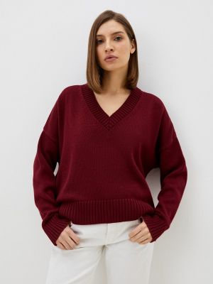 Пуловер Victoria Solovkina бордовый