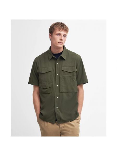 Camisa manga corta Barbour verde