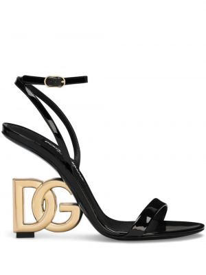 Iš natūralios odos sandalai Dolce & Gabbana