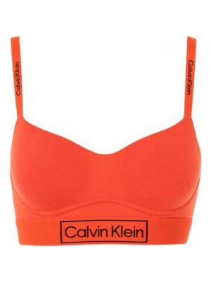 Biustonosz Calvin Klein Jeans pomarańczowy