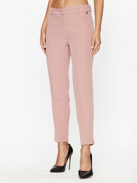 Тканевые брюки стандартного кроя Maryley розовый