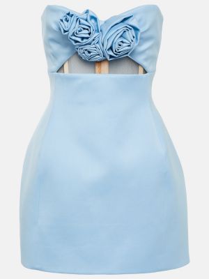 Mini robe en laine Magda Butrym bleu