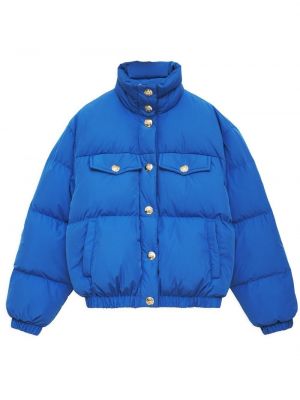 Pikowana kurtka puchowa Anine Bing niebieska