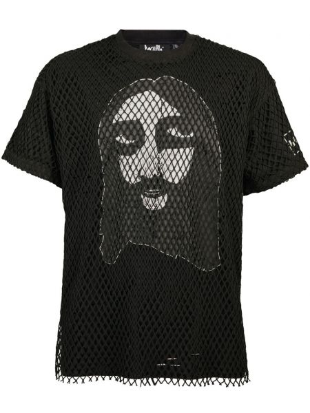 Mesh t-shirt Haculla sort