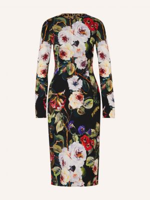 Hedvábné pouzdrové šaty Dolce & Gabbana