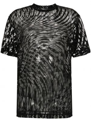 Μπλούζα με σχέδιο Mugler μαύρο