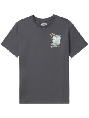 T-shirt aus baumwoll mit print Musium Div. grau