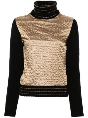 Dygsniuotas vilnonis megztinis Versace Pre-owned