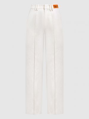 Білі прямі брюки Heron Preston