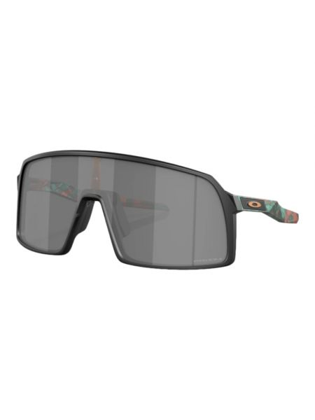 Sportlich sonnenbrille mit camouflage-print Oakley schwarz