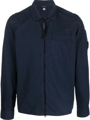 Camicia con cerniera C.p. Company blu