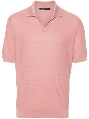 Polo majica Tagliatore ružičasta