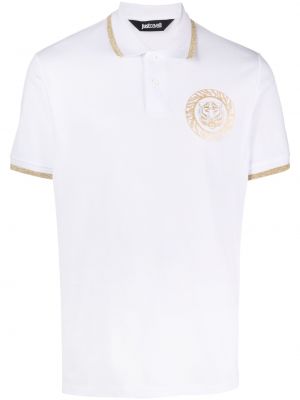 Poloshirt Just Cavalli hvid