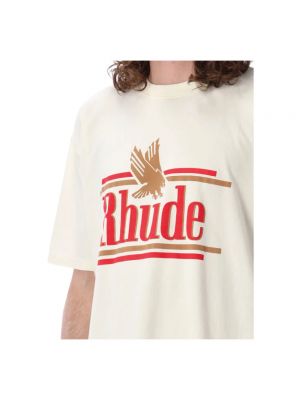 Camisa con estampado Rhude blanco