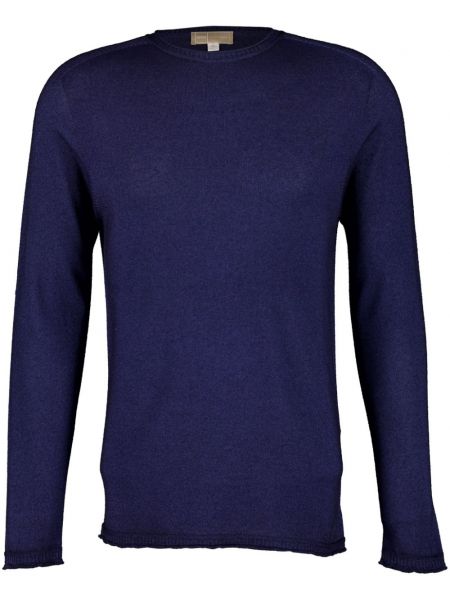 Кашмирен пуловер 120% Lino синьо