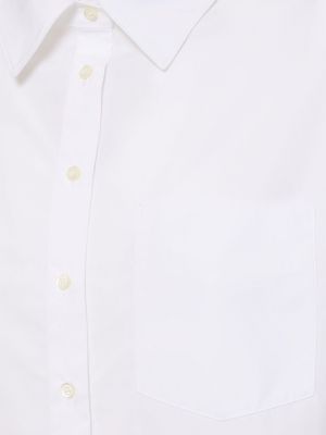 Bavlněná košile s kapsami Aspesi bílá