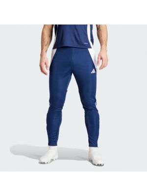 Pantalon en coton Adidas bleu