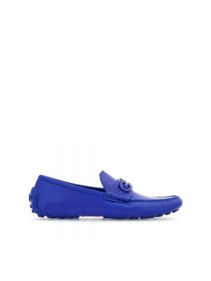 Loafers wsuwane Salvatore Ferragamo niebieskie