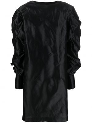 Hedvábné večerní šaty Almaz černé