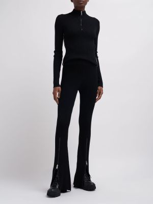 Вълнен пуловер Moncler черно
