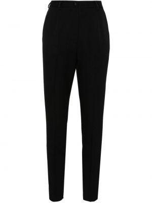 Pantalon taille haute slim Dolce & Gabbana noir