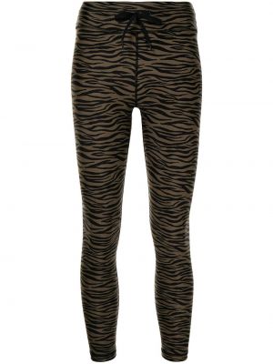 Pantalones de chándal con rayas de tigre The Upside marrón