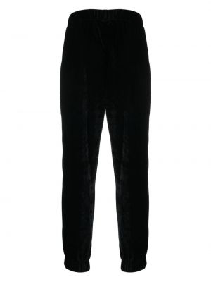 Aksamitne spodnie sportowe Patbo czarne
