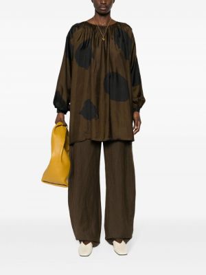 Bluzka z nadrukiem w abstrakcyjne wzory Uma Wang