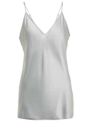 Satin top Max Mara blå