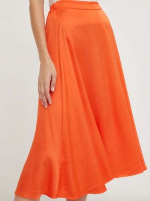 Midi suknja Answear Lab narančasta