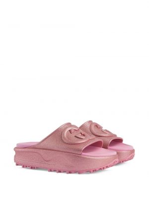 Plateau zehentrenner Gucci pink