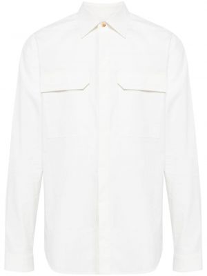 Bavlnená košeľa Rick Owens biela