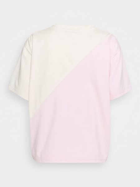 Koszulka z nadrukiem Lacoste Live różowa