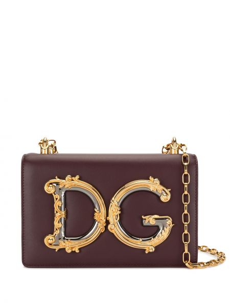 Bolsa de hombro con apliques Dolce & Gabbana