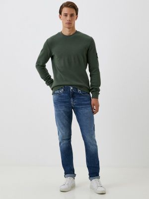 Свитшот Calvin Klein Jeans зеленый