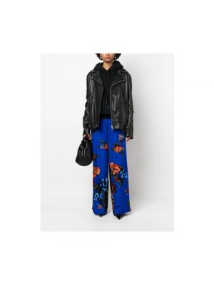 Pantalones de terciopelo‏‏‎ de flores con estampado Vetements