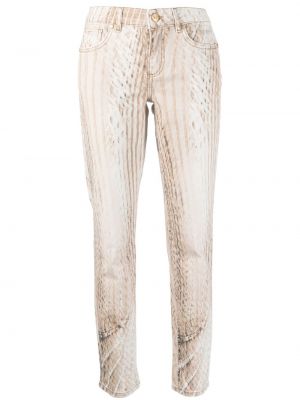 Trykt skinny jeans Blumarine