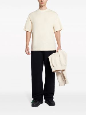 Medvilninis siuvinėtas marškinėliai Off-white