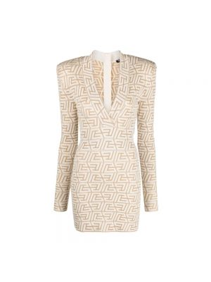 Sukienka koktajlowa Balmain - Beżowy