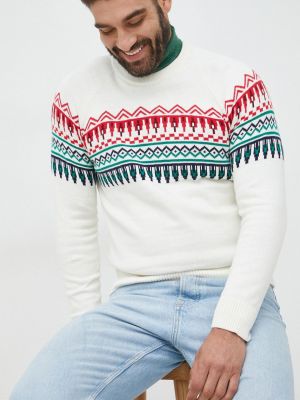 Бежевый хлопковый свитер Gap