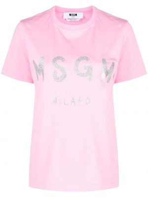 T-shirt Msgm rosa