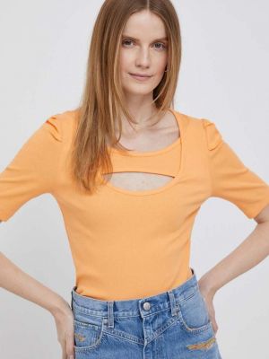 Majica kratki rukavi Dkny narančasta