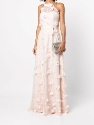 Robe de soirée avec applique Marchesa Notte Bridesmaids rose
