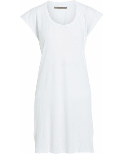 Хлопковое платье мини Enza Costa, белое