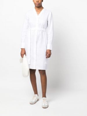 Dlouhé šaty Calvin Klein bílé